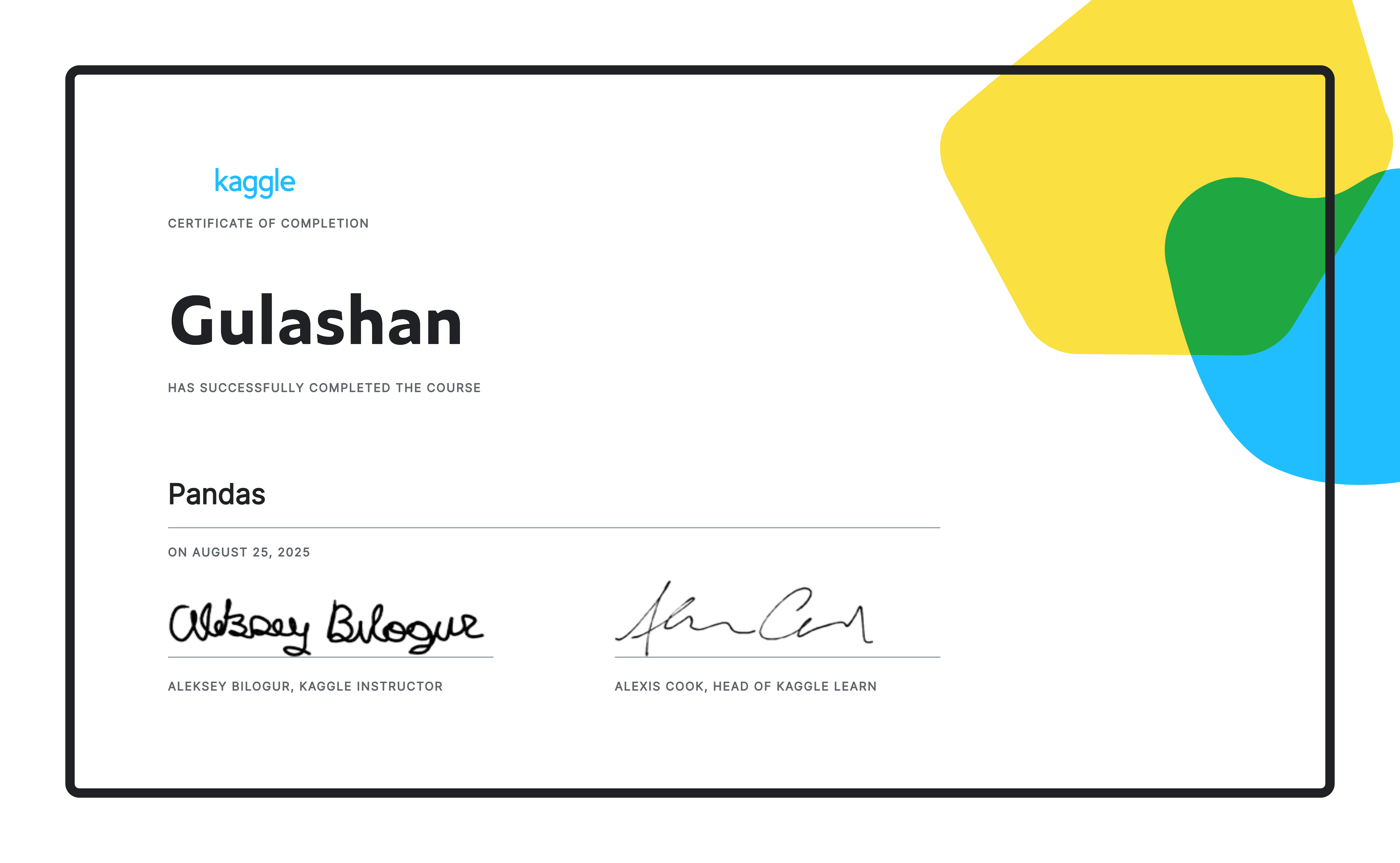 Certificate 2